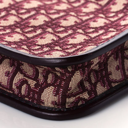 Christian Dior Oblique Diorquake Clutch Burgundy 10 of 10