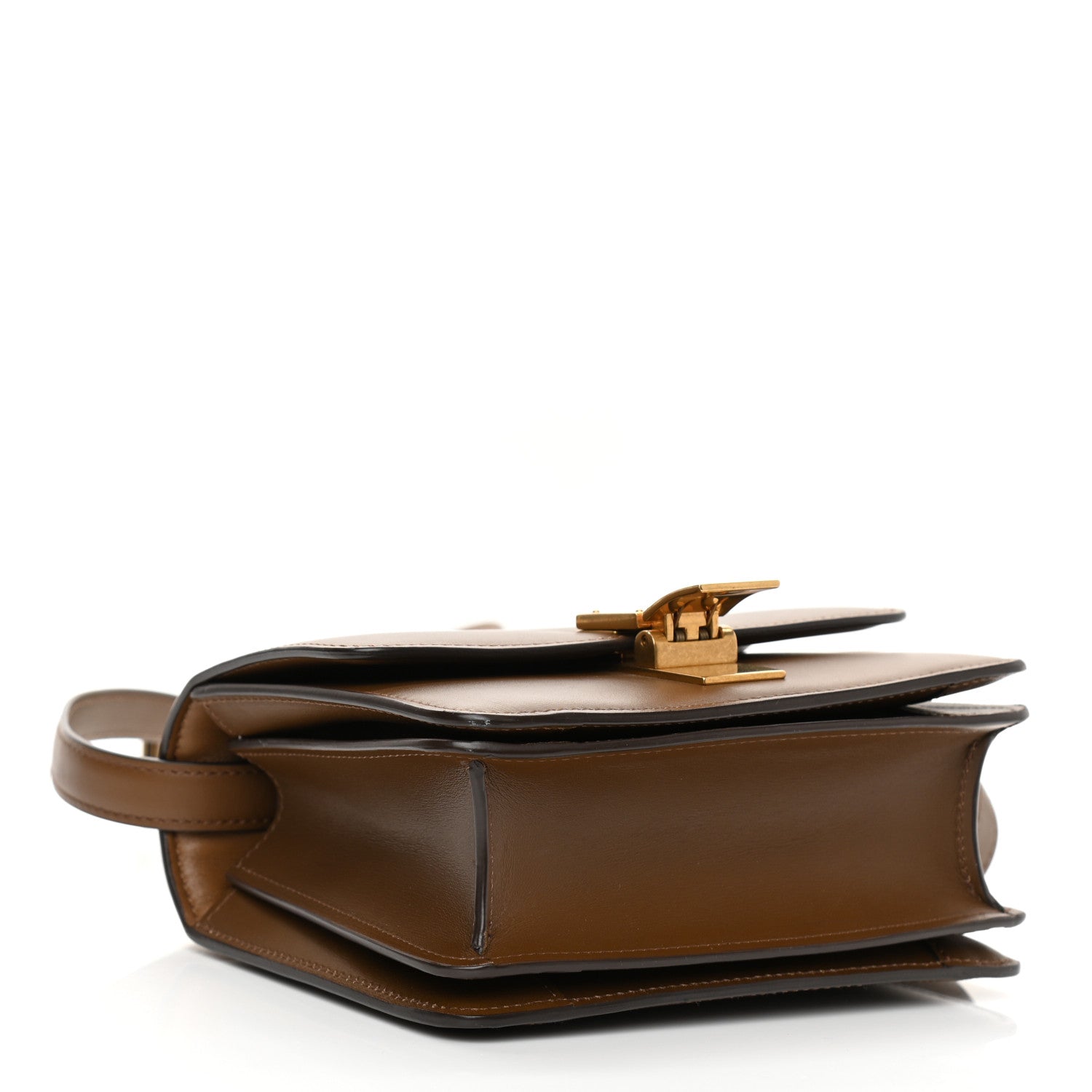 Celine Box Calfskin Small Classic Box Flap Bag Camel 3 of 10