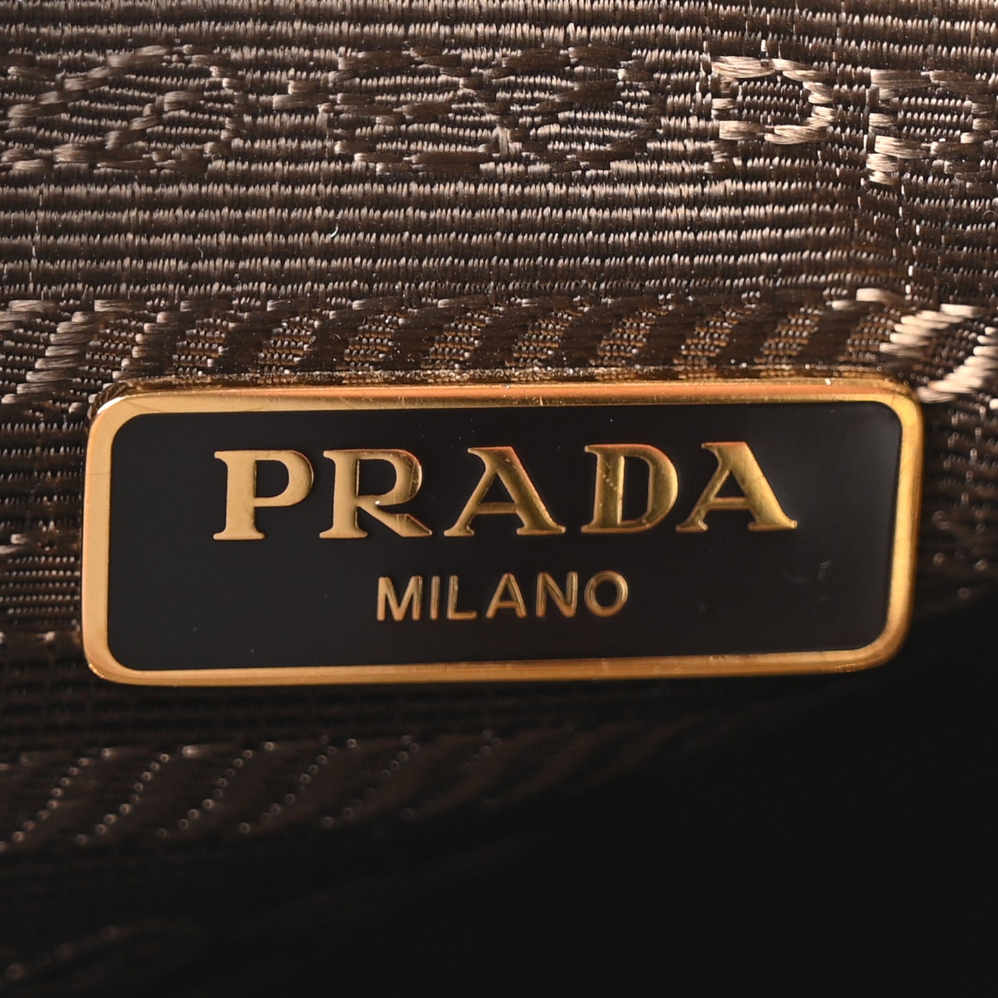 Jacquard Logo Mini Bucket Crossbody Bag Corda Bruciato
