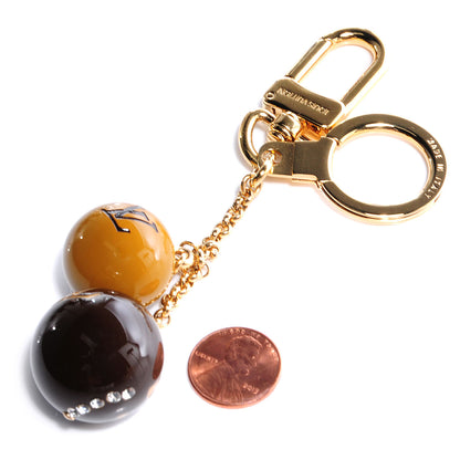 Louis Vuitton Halloween Jack and Lucie Key Cles Brown 2 of 6