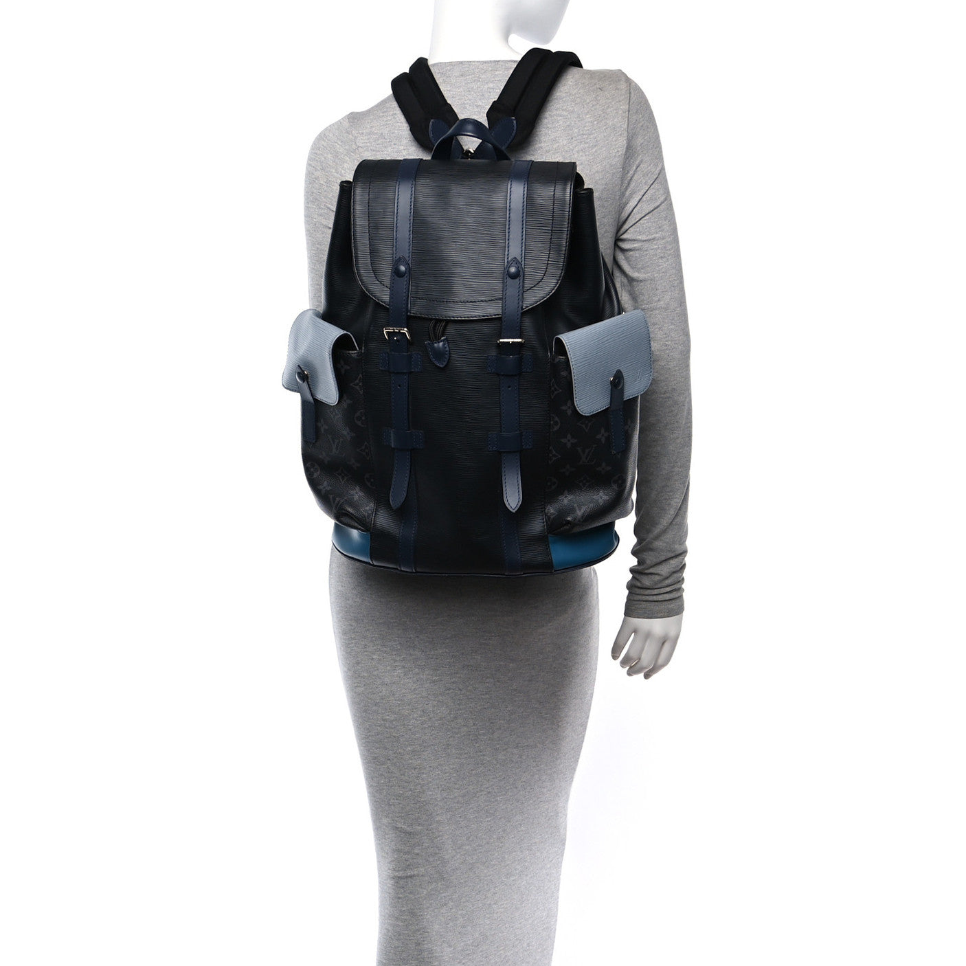 Louis Vuitton Epi Monogram Eclipse Christopher Backpack PM 2 of 9