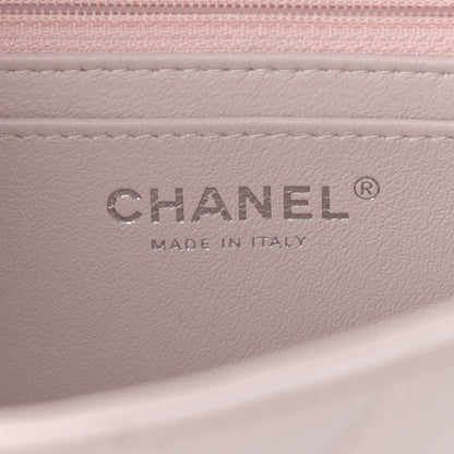 Chanel Lambskin Quilted Mini Rectangular Flap Light Purple 6 of 10