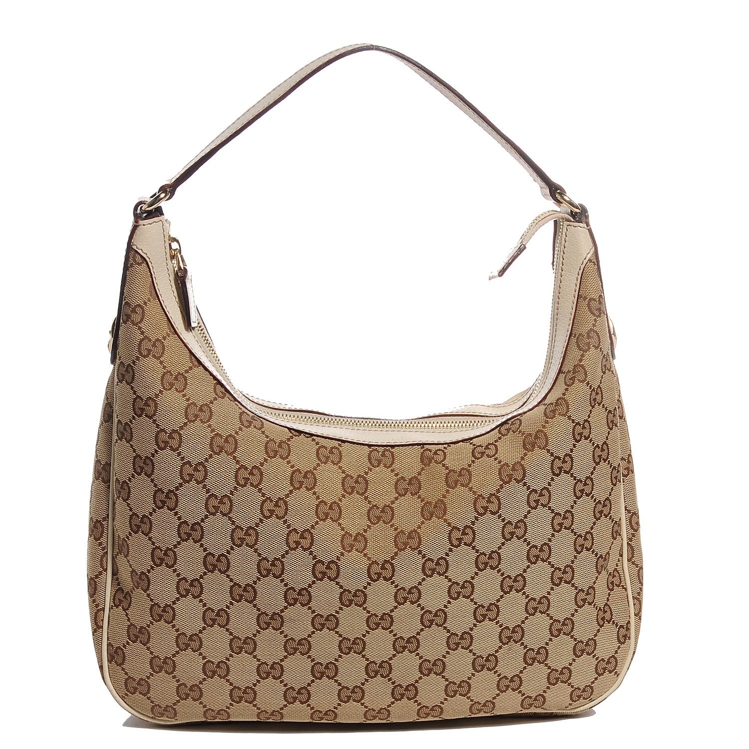 Gucci Monogram Medium Charmy Hobo Off White 1 of 7