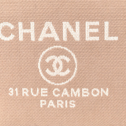 Chanel Mixed Fibers Small Deauville Tote Beige 13 of 14