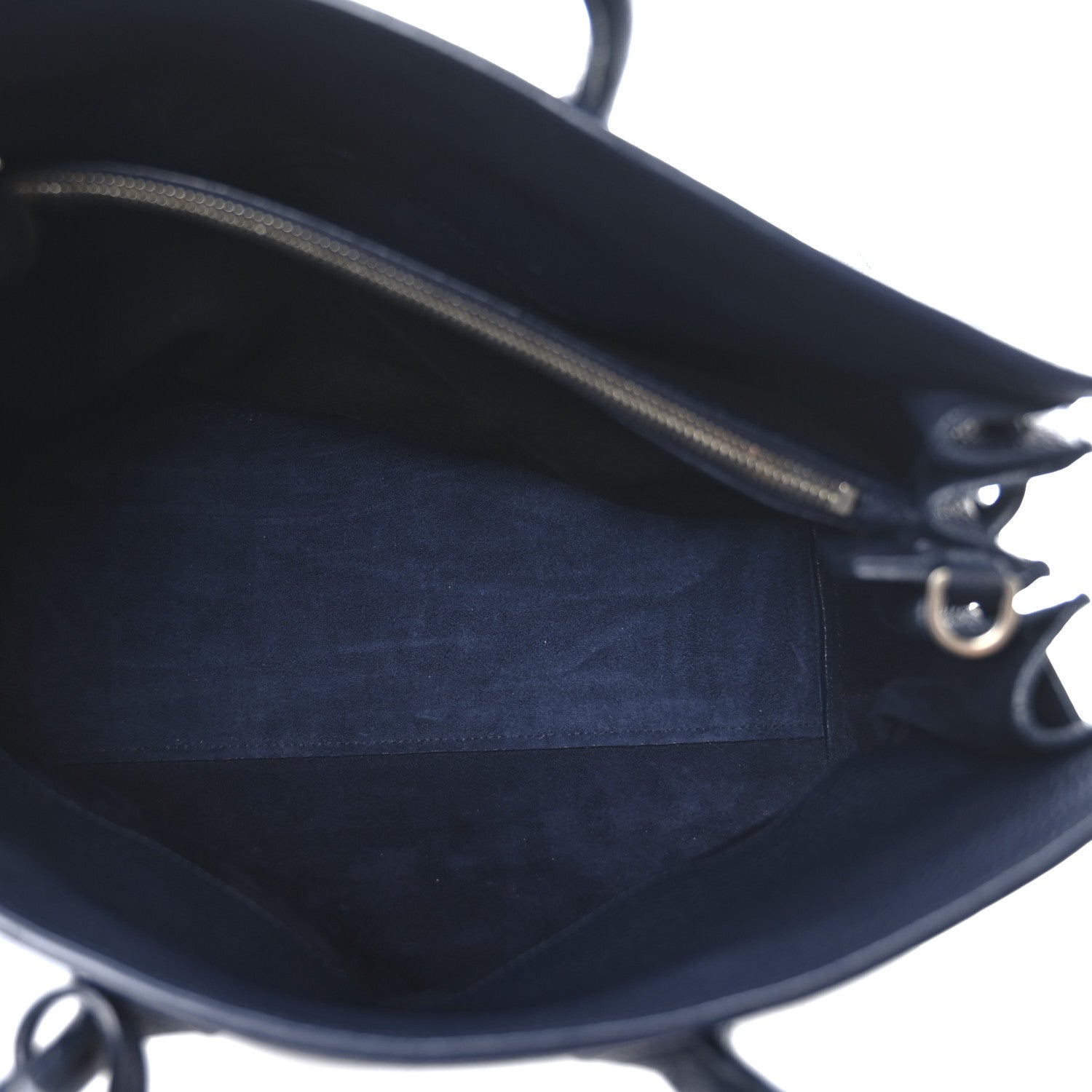 Saint Laurent Grained Calfskin Small Supple Sac De Jour Navy 5 of 9