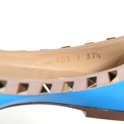 Valentino Garavani Nappa Rockstud Ballerina Flats 37.5 Parrot Poudre 8 of 8