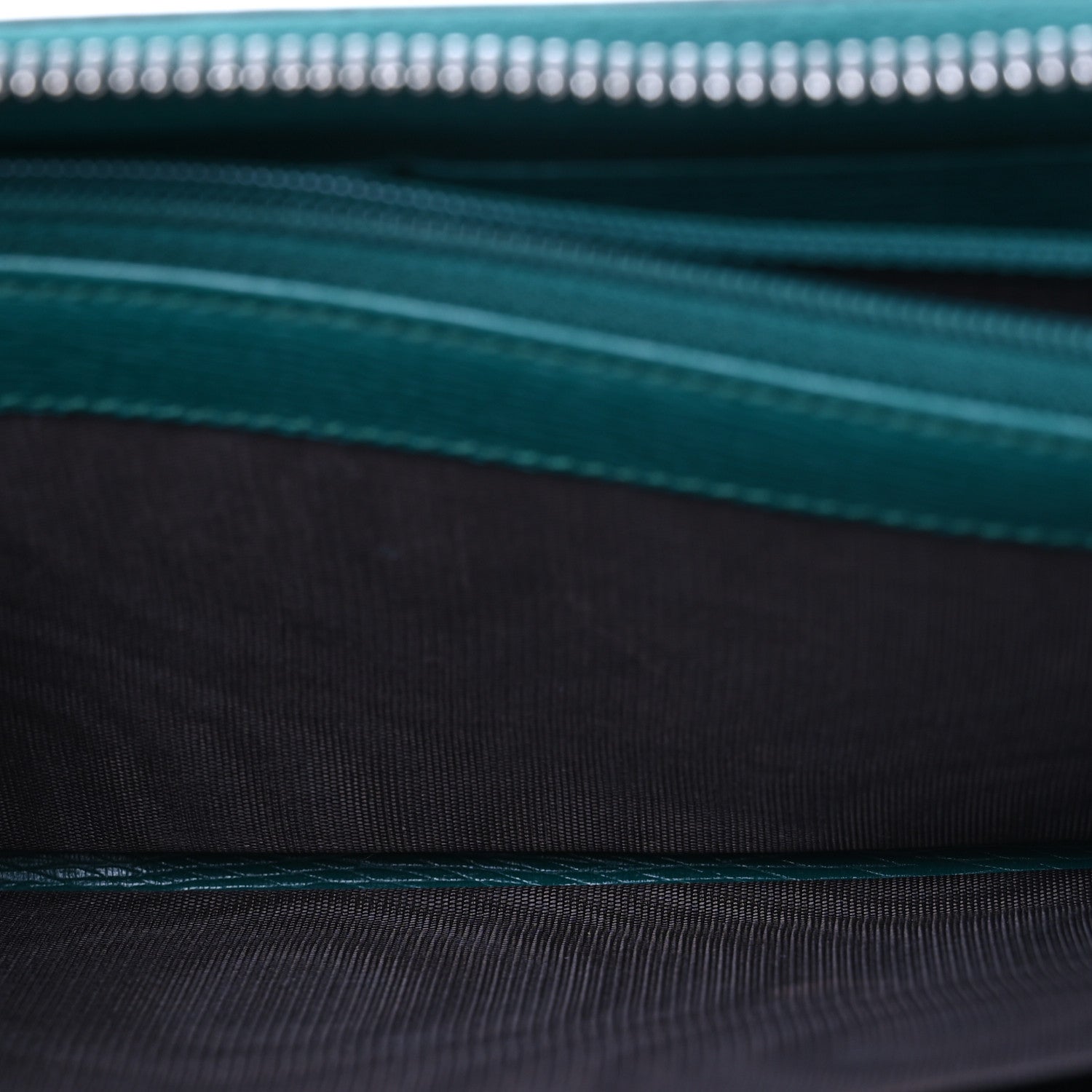 Gucci Calfskin Blooms Print Zip Around Wallet Bright Emerald Multicolor 7 of 16