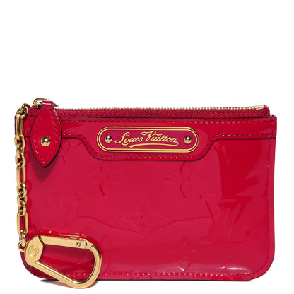 Louis Vuitton Vernis Key Pouch Rose Indien 1 of 7