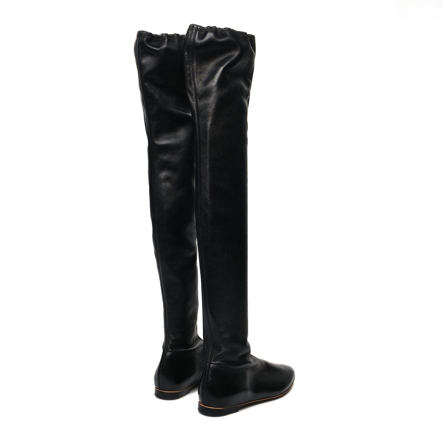 Nappa Over The Knee Boots 37.5 Black