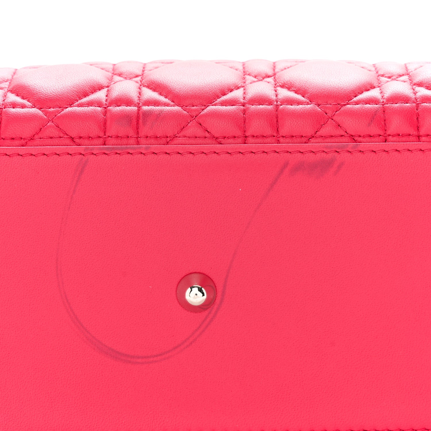 Christian Dior Lambskin Cannage Large Lady Dior Pink 15 of 15