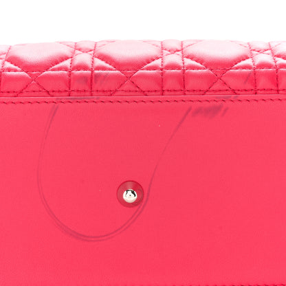 Christian Dior Lambskin Cannage Large Lady Dior Pink 15 of 15