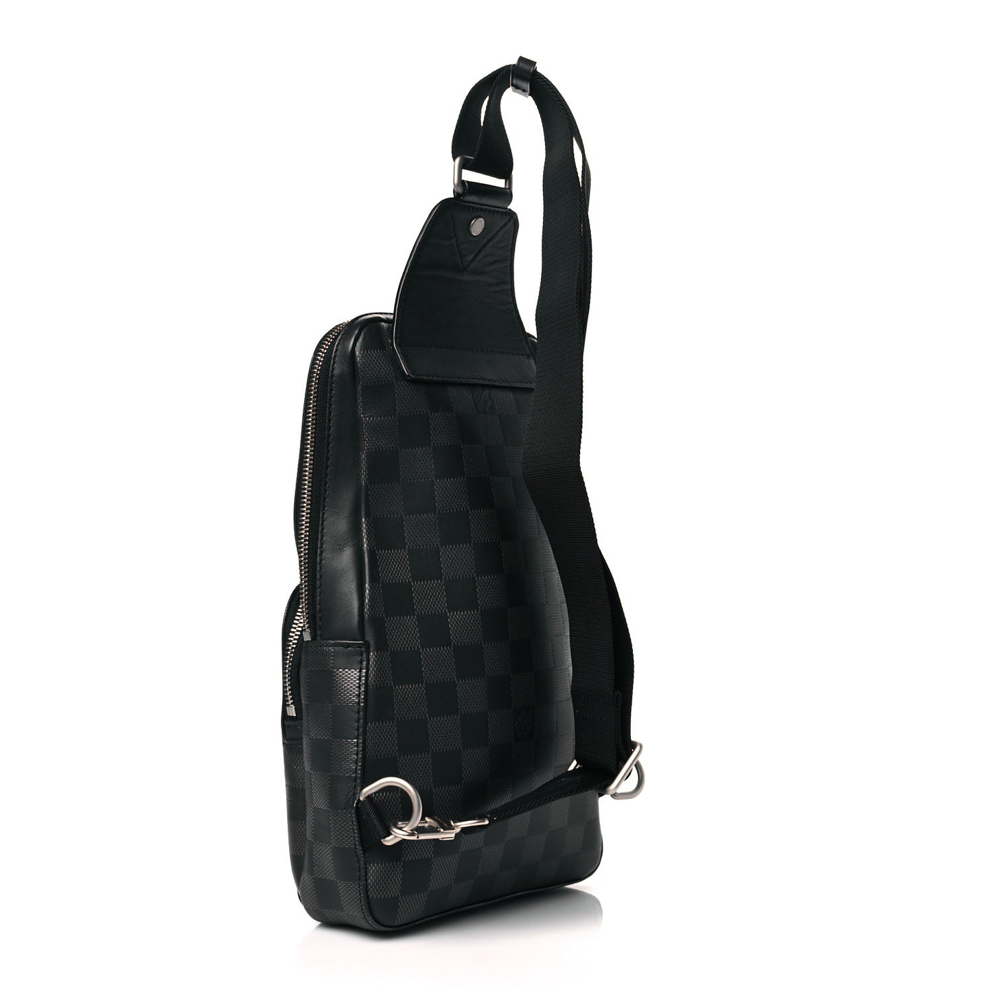 Damier Infini Avenue Sling Bag Onyx Silver