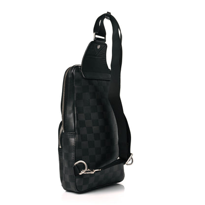 Louis Vuitton Damier Infini Avenue Sling Bag Onyx Silver 3 of 9