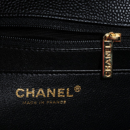Chanel Caviar Jumbo Single Flap Black 8 of 9