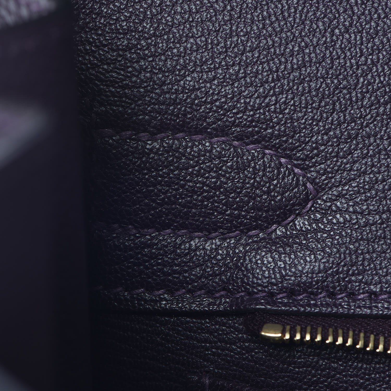 Hermes Taurillon Clemence Birkin 30 Raisin 21 of 39