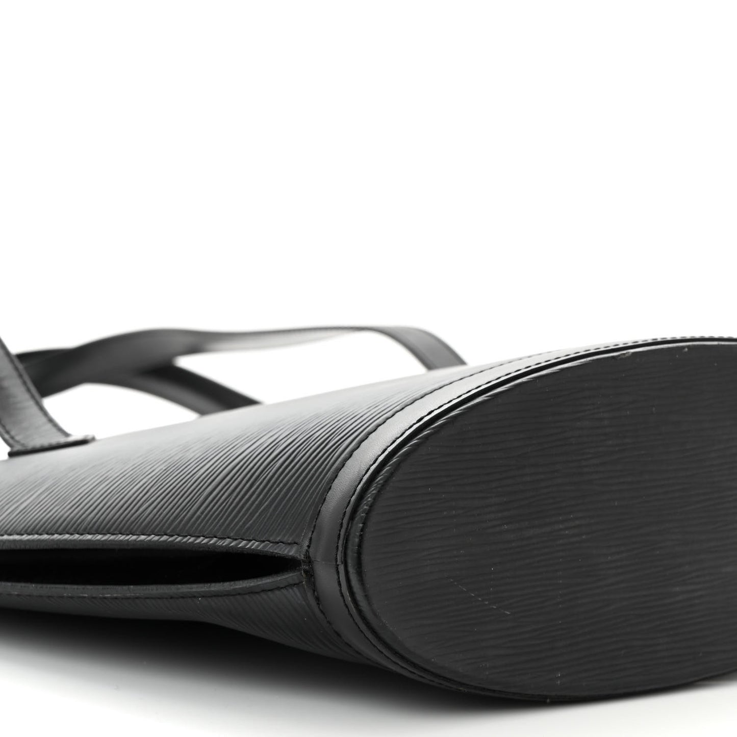 Epi Saint Jacques PM Long Straps Black