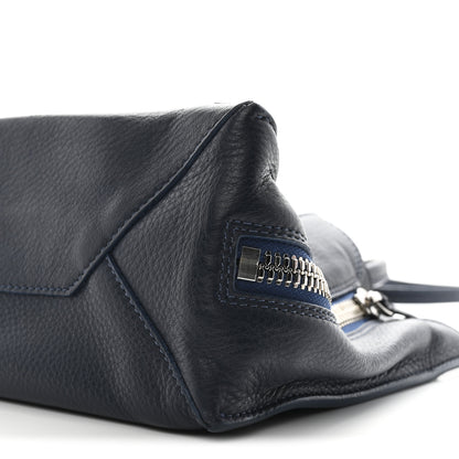 Balenciaga Veau Papier A6 Zip Around Tote Bleu Profond 11 of 13