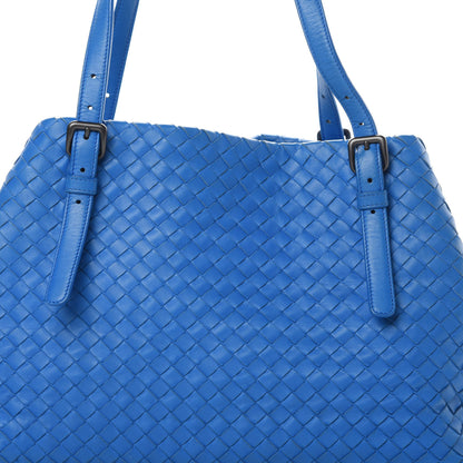 Bottega Veneta Intrecciato Medium A Shape Seamless Tote Bluette 8 of 13