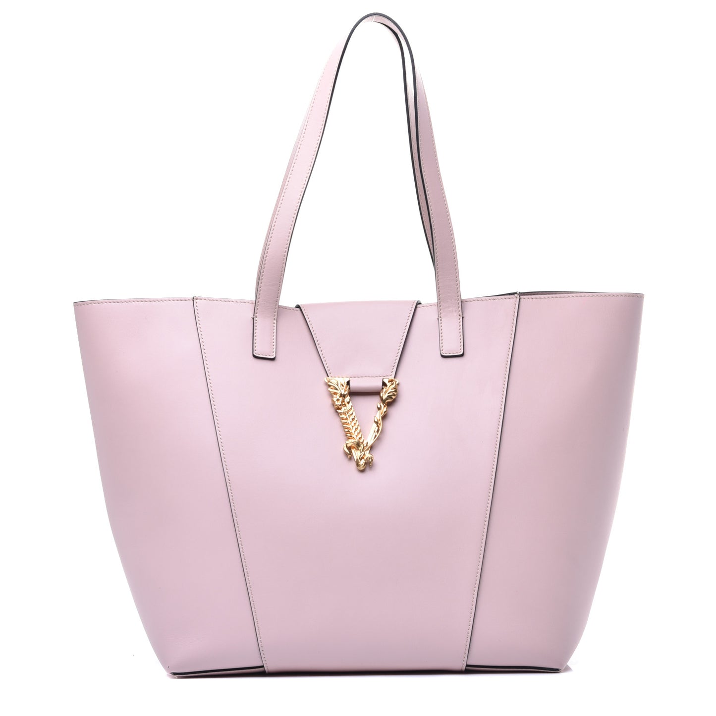 Calfskin Virtus Tote Light Pink