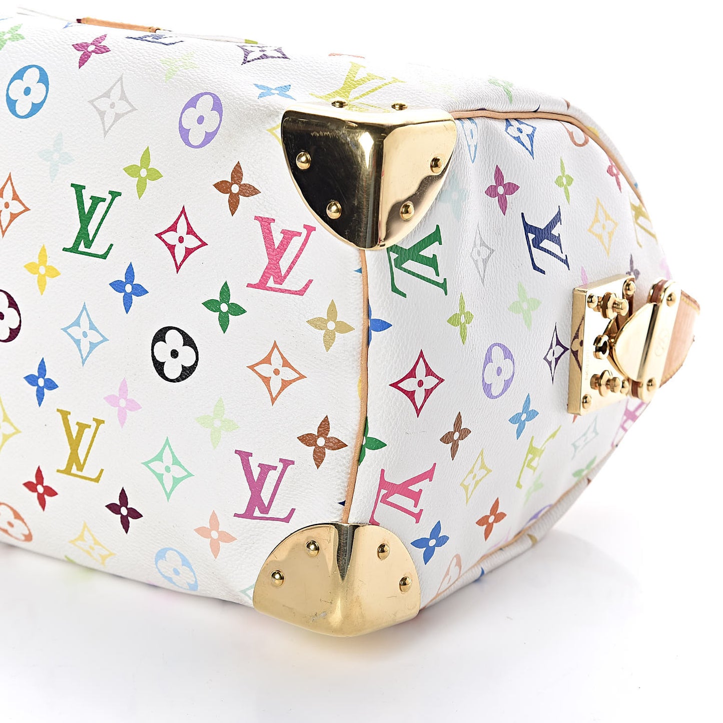 Monogram Multicolor Speedy 30 White