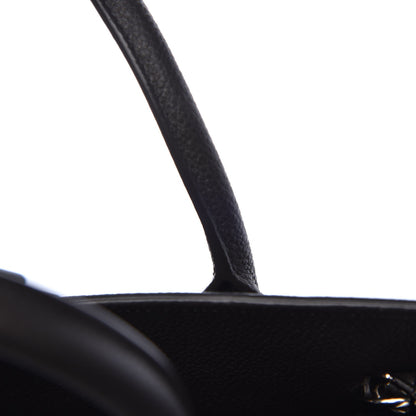 Saint Laurent Grained Calfskin Baby Sac De Jour Coal 12 of 12