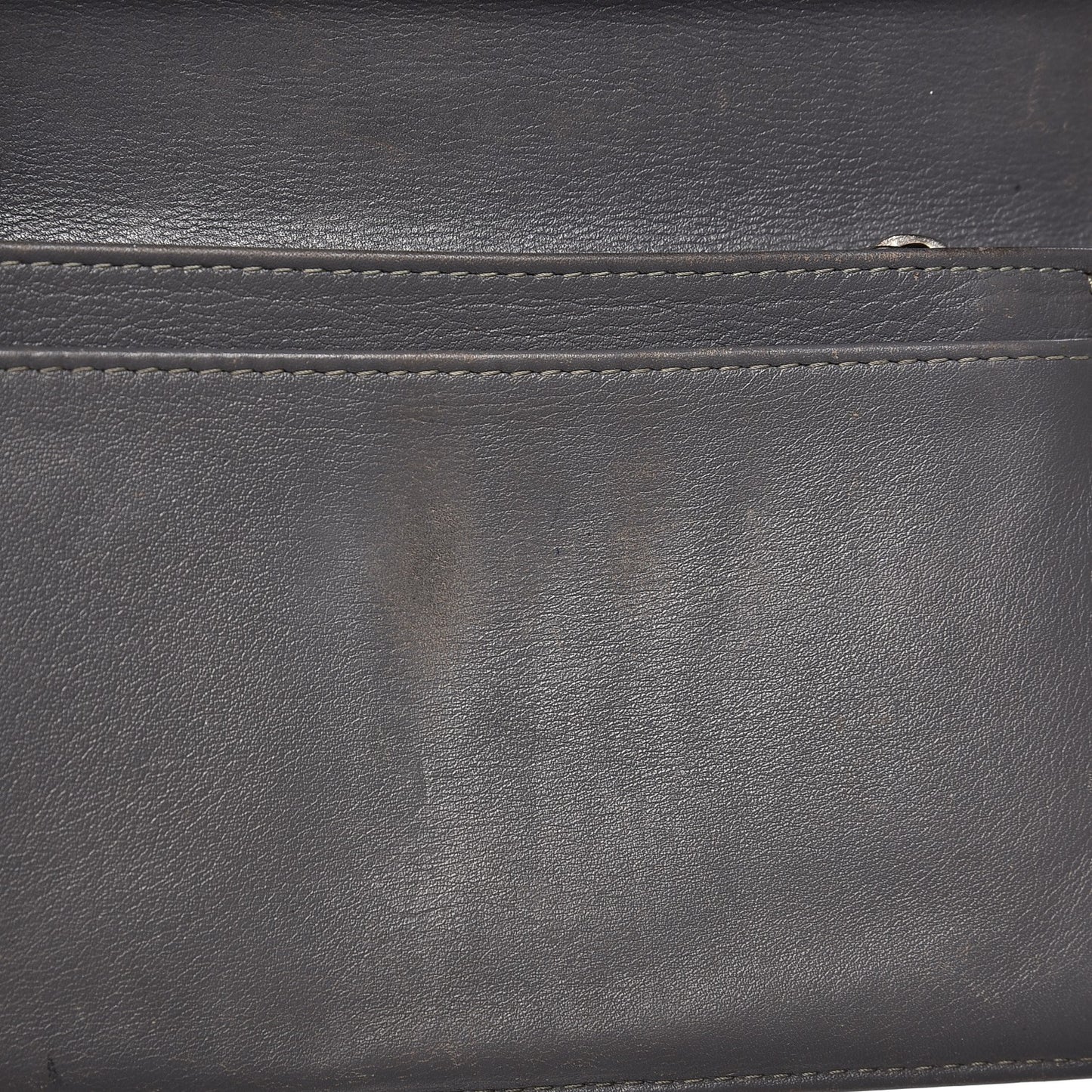 Patent Camellia Large Yen Wallet Black