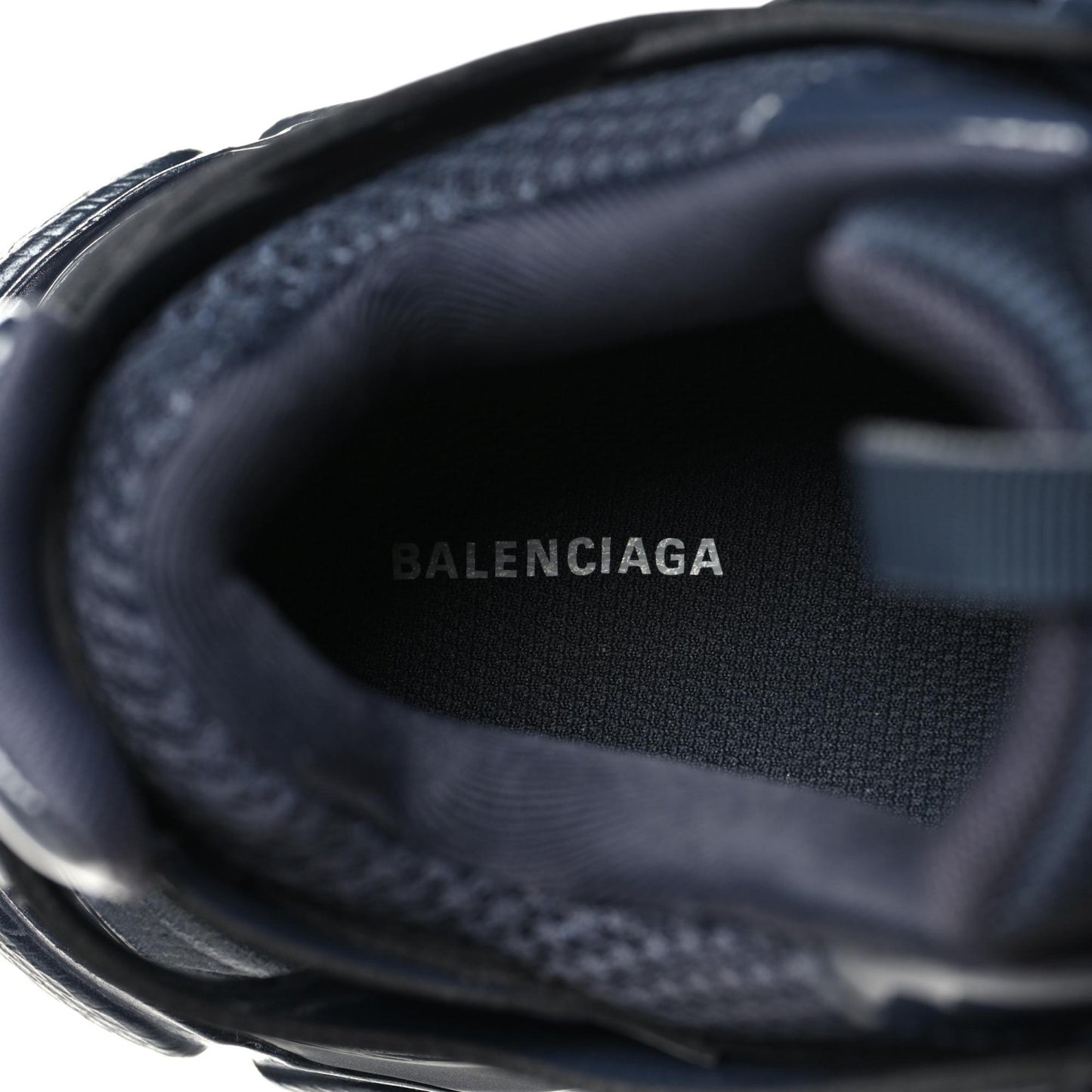 Mesh Nylon Mens Track Sneakers 39 Navy