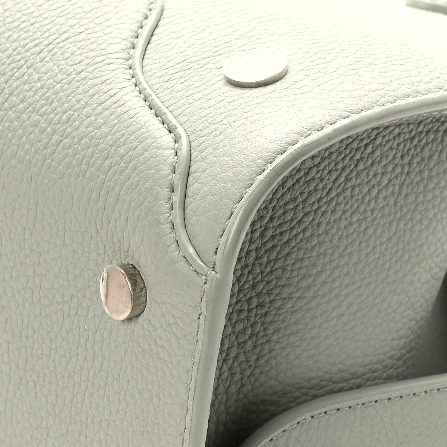 Loro Piana Grained Calfskin Medium Sesia Eucalyptus 9 of 11