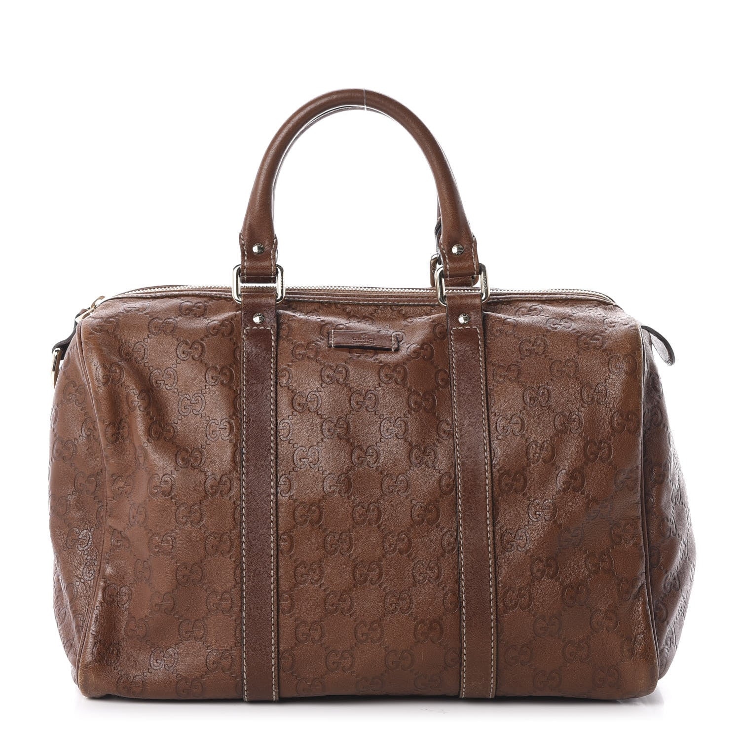 Gucci Guccissima Medium Joy Boston Brown 1 of 11