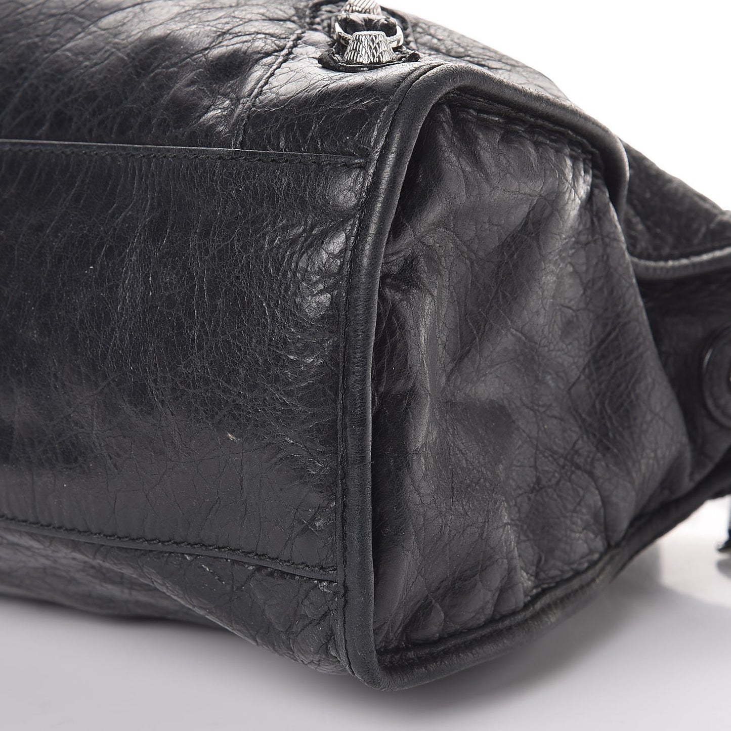 Agneau Giant 12 Silver Hardware City Black