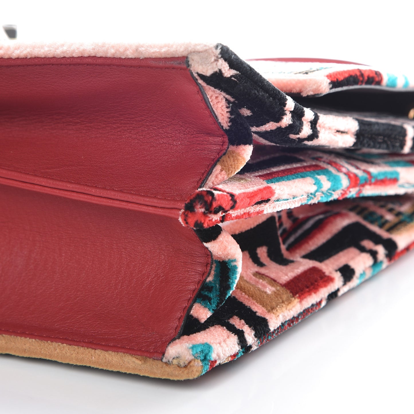 Velvet Vitello Dolce Fun Fair Kan I Shoulder Bag Strawberry Multicolor