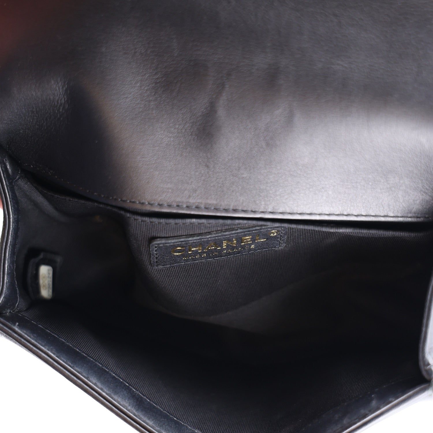 Chanel Lambskin Quilted Small Boy Flap Black 4 of 9