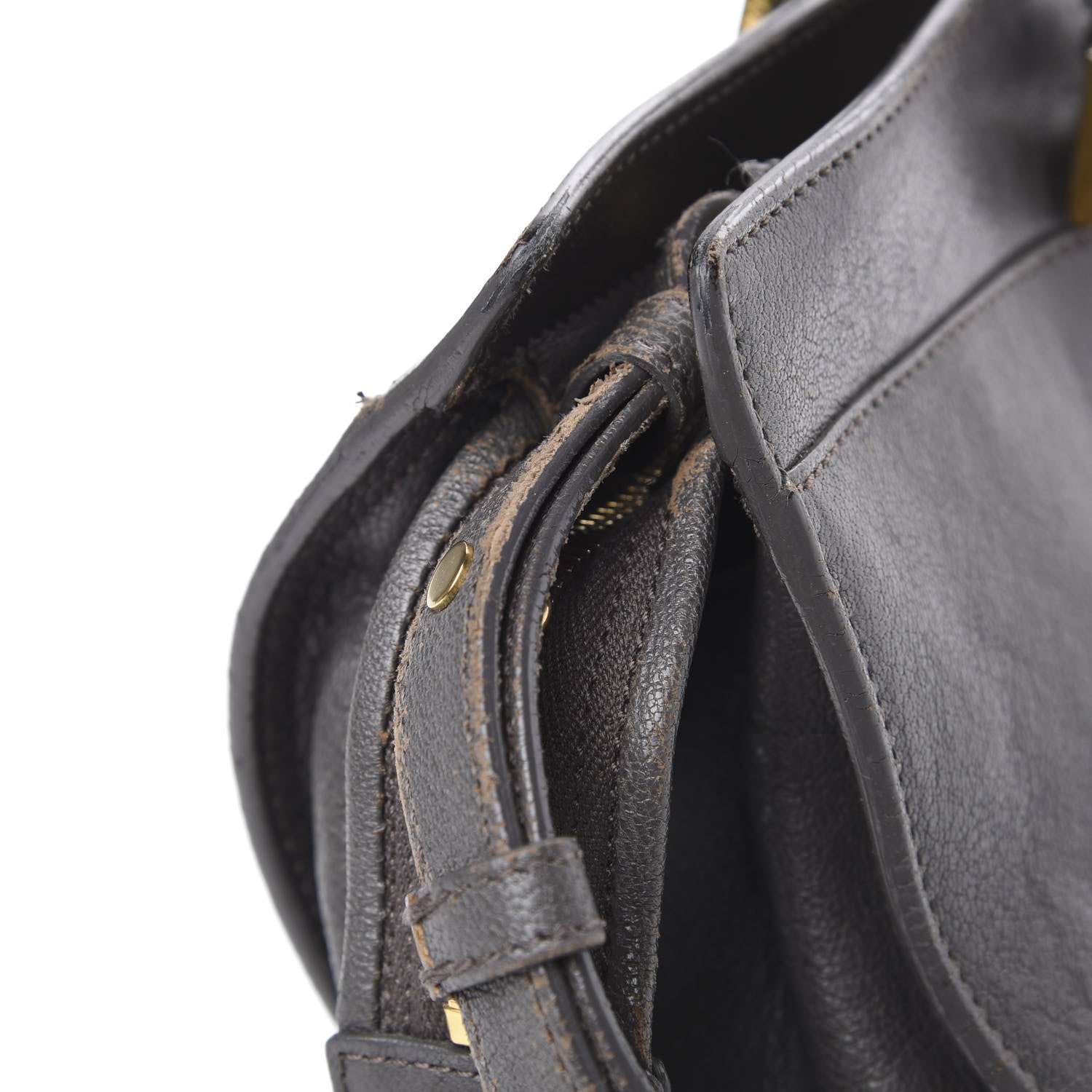 Saint Laurent Sheepskin Small Cabas ChYc Grey 16 of 17