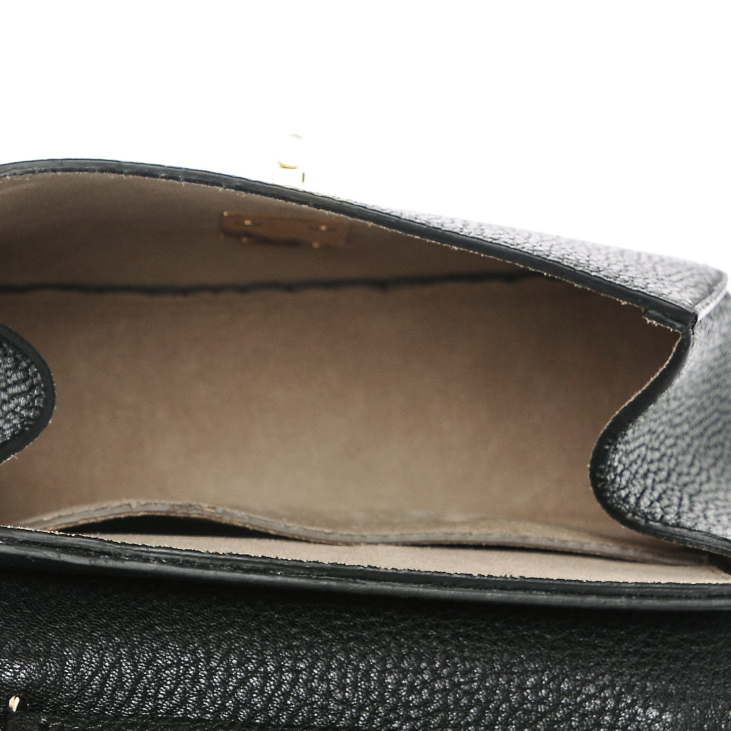 Grained Lambskin Mini Drew Shoulder Bag Black