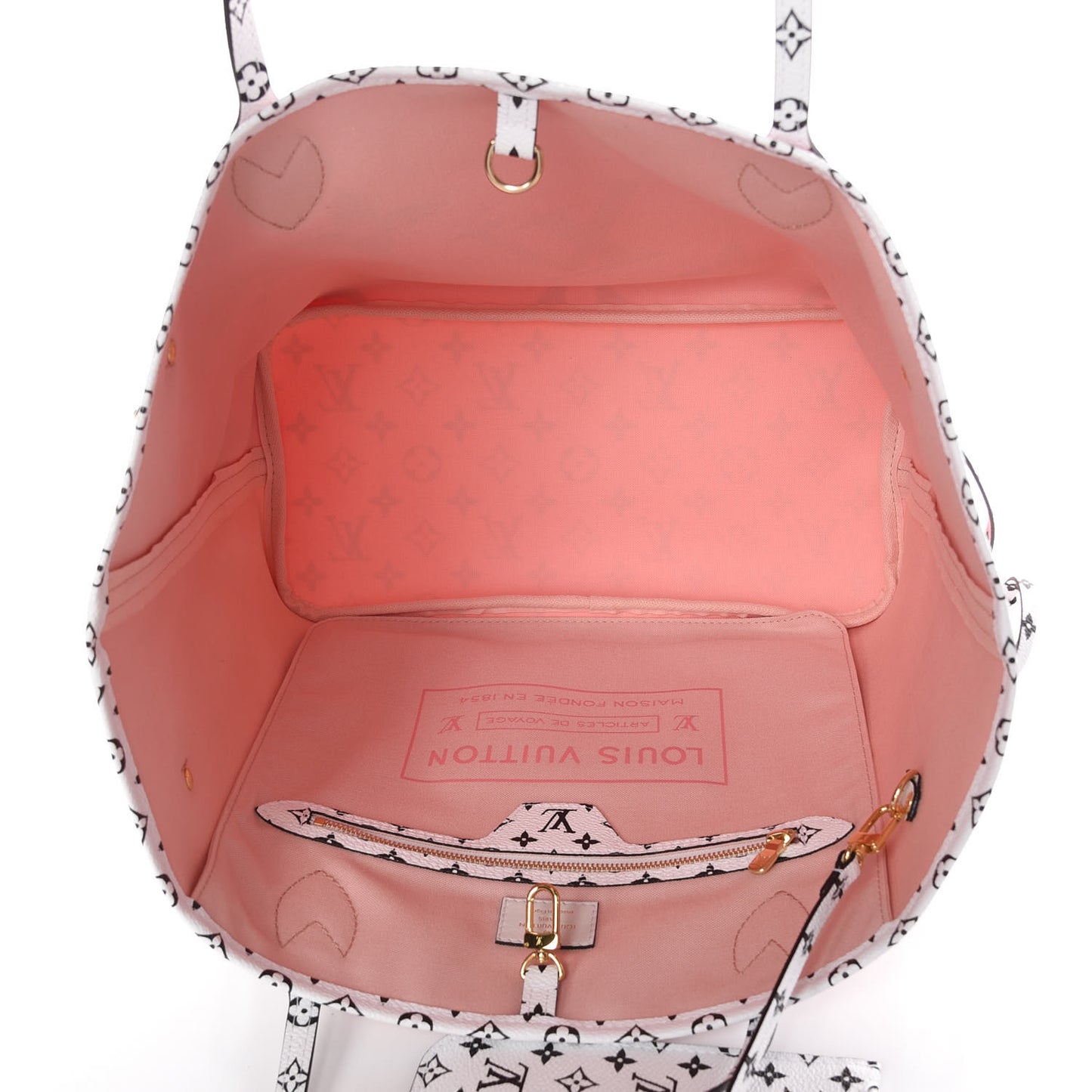 Monogram Giant Neverfull MM Rouge