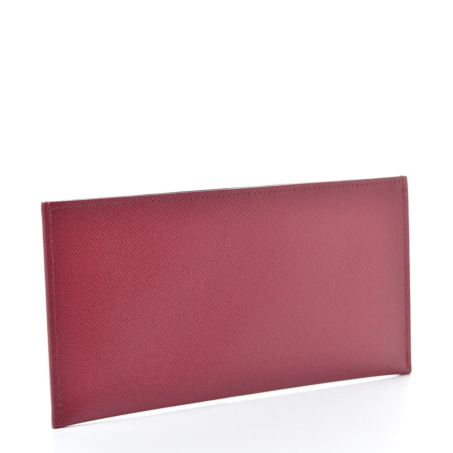 Calfskin Felicie Card Holder Insert Fuchsia