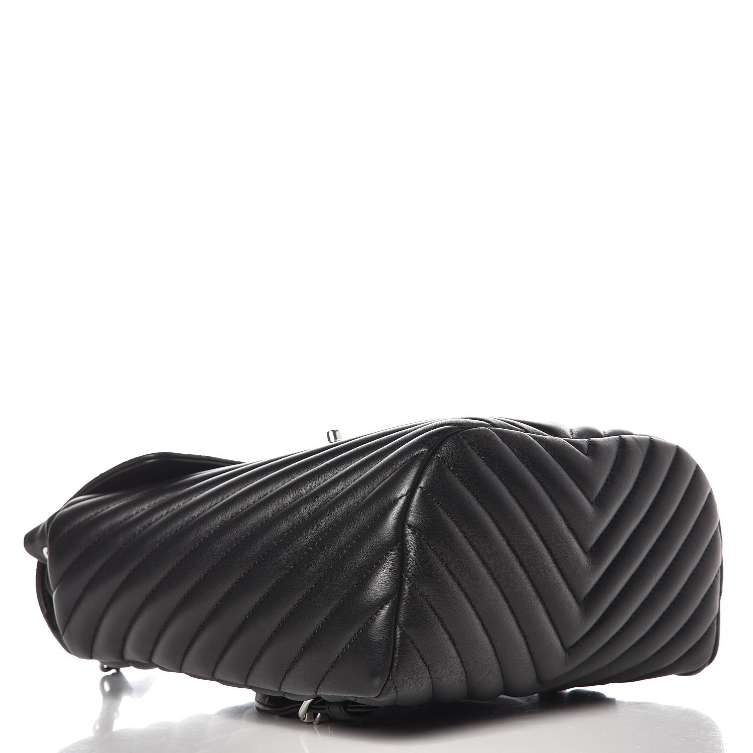 Chanel Calfskin Chevron Quilted Small Urban Spirit Backpack Black 4 of 8