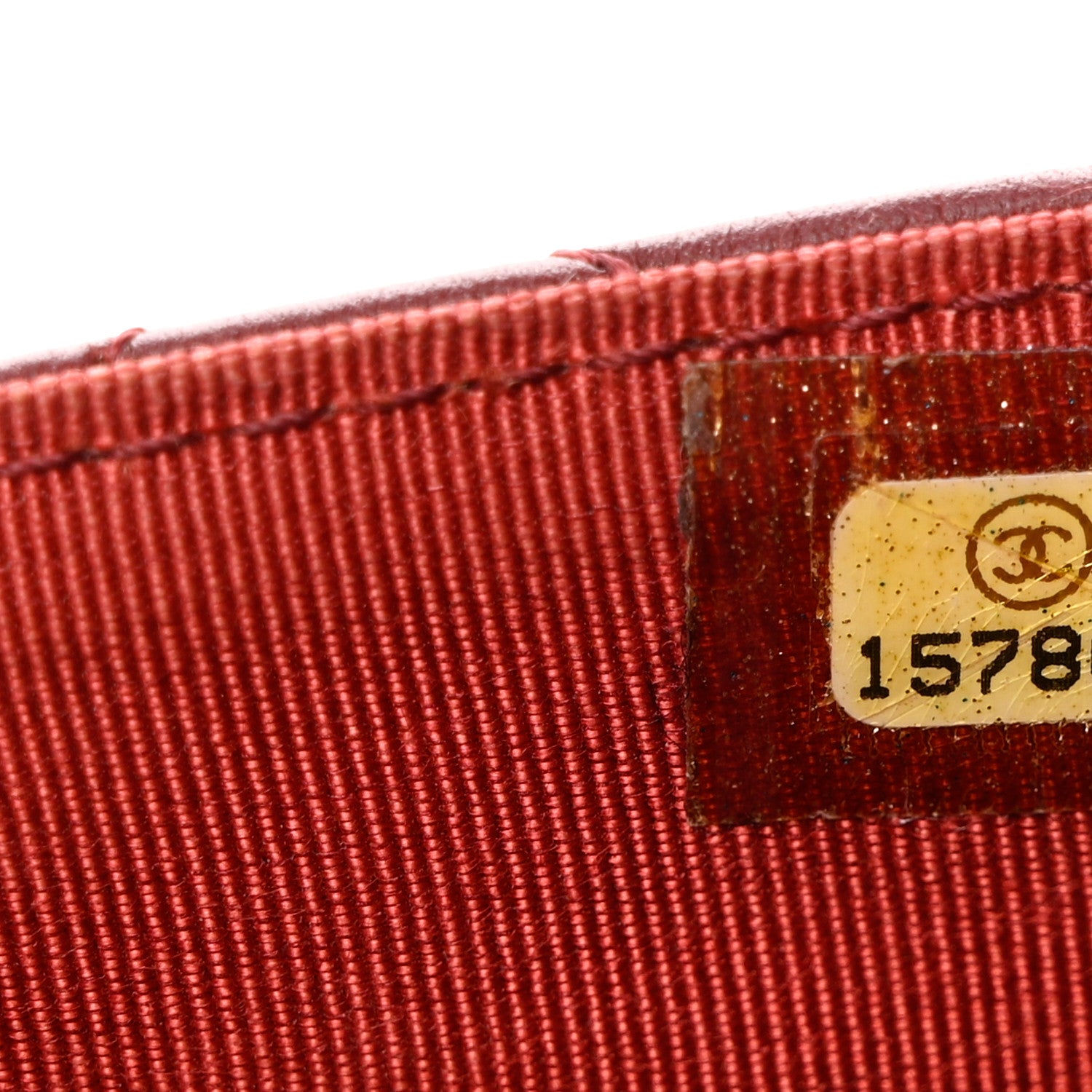 Chanel Aged Calfskin Quilted Wallet On Chain WOC Burgundy 7 of 11