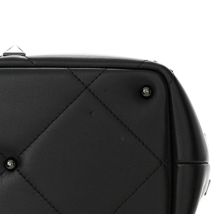 Valentino Garavani Nappa Monochrome Roman Stud The Handle Bag Black 11 of 12