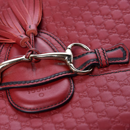 Gucci Microguccissima Medium Emily Chain Shoulder Bag Red 17 of 17
