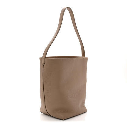 The Row Grained Calfskin Medium N/S Park Tote Dark Taupe 3 of 10