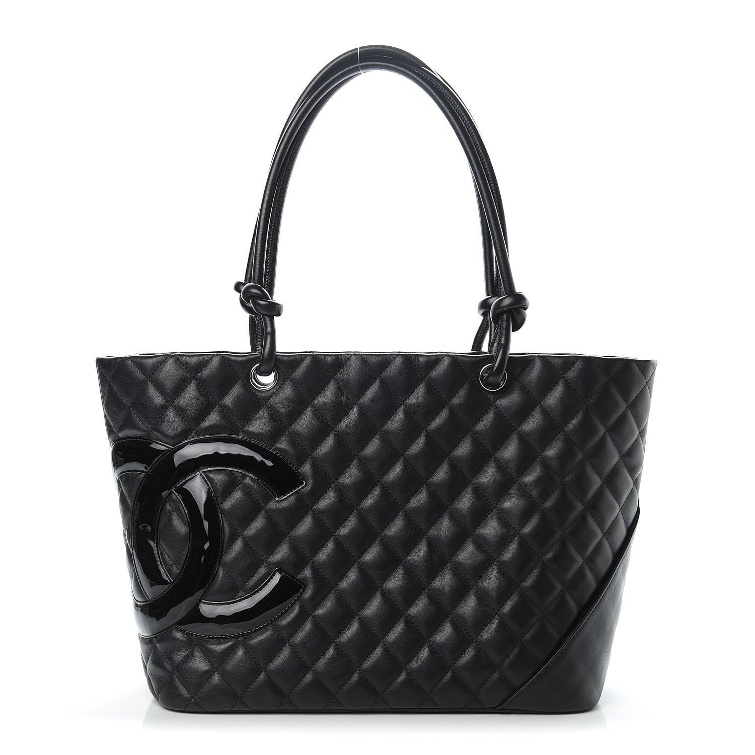 Chanel Calfskin Quilted Large Cambon Tote Black 1 of 13