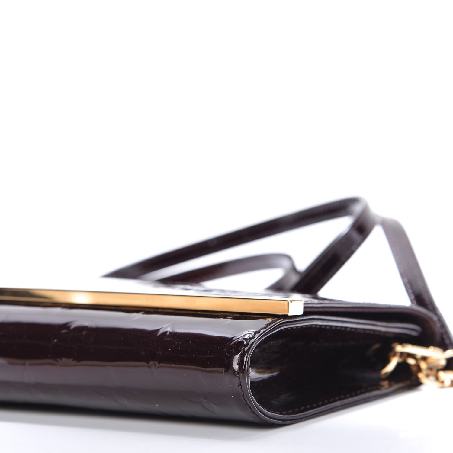 Louis Vuitton Vernis Ana Clutch Amarante 7 of 9