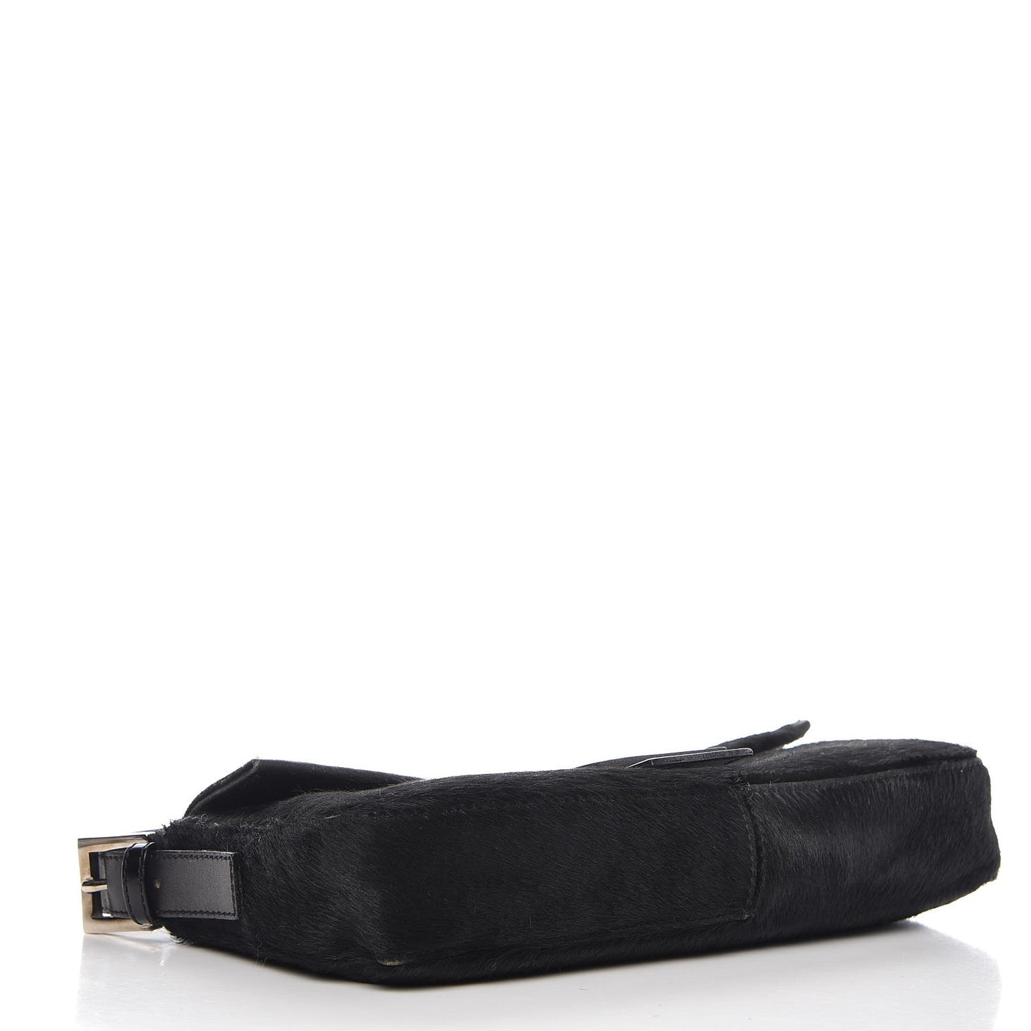 Calf Hair Baguette Black
