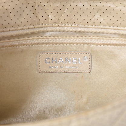 Chanel Aged Calfskin Perforated Small Flap Beige Clair 7 of 15