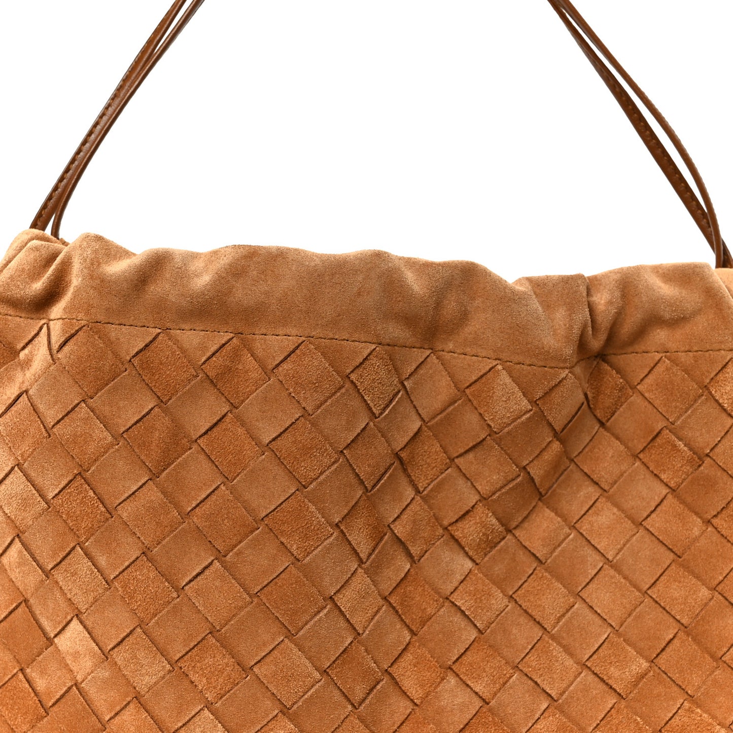Suede Calfskin Intrecciato Dustbag Brown