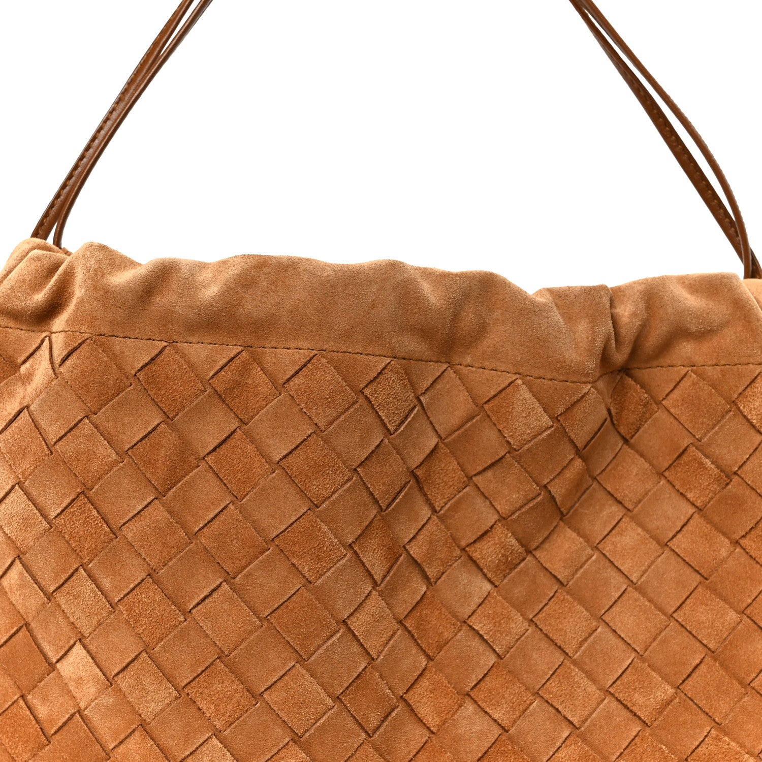 Bottega Veneta Suede Calfskin Intrecciato Dustbag Brown 9 of 11