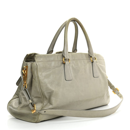 Prada Glace Calfskin Satchel Argilla 4 of 24
