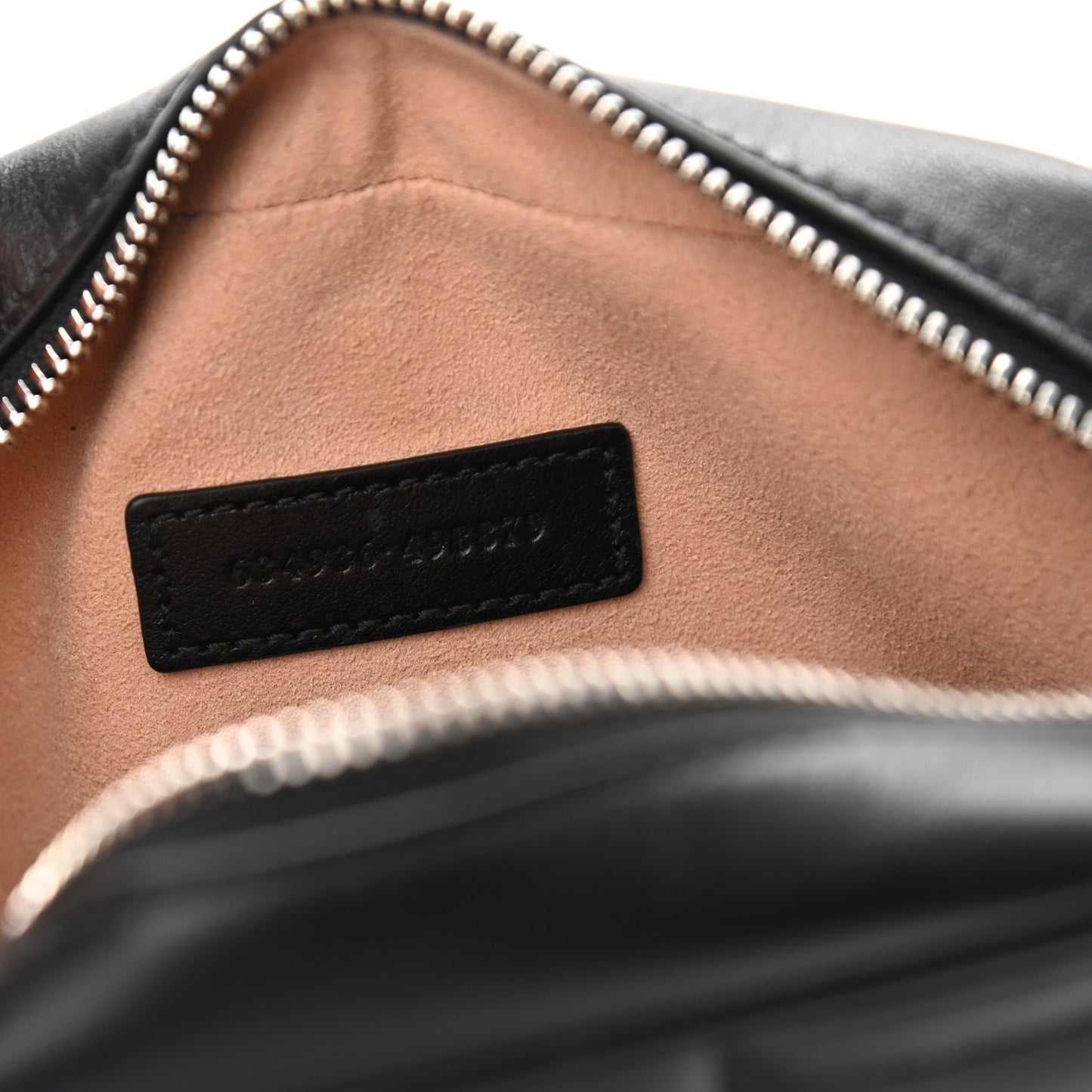 Calfskin Matelasse Aria Mini GG Marmont Chain Shoulder Bag Black