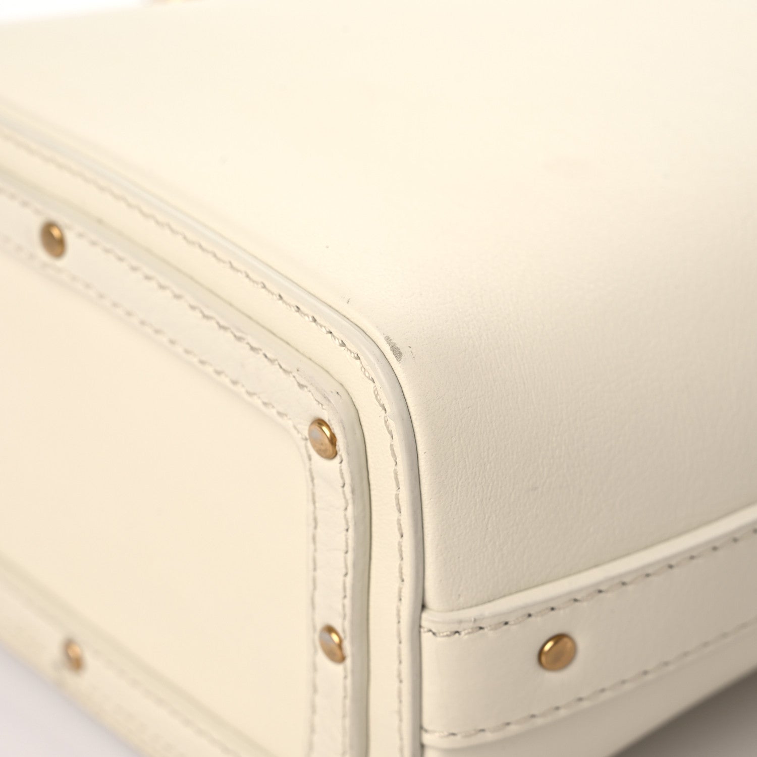 Chloe Smooth Calfskin Mini Roy Bucket Bag Natural White 10 of 18